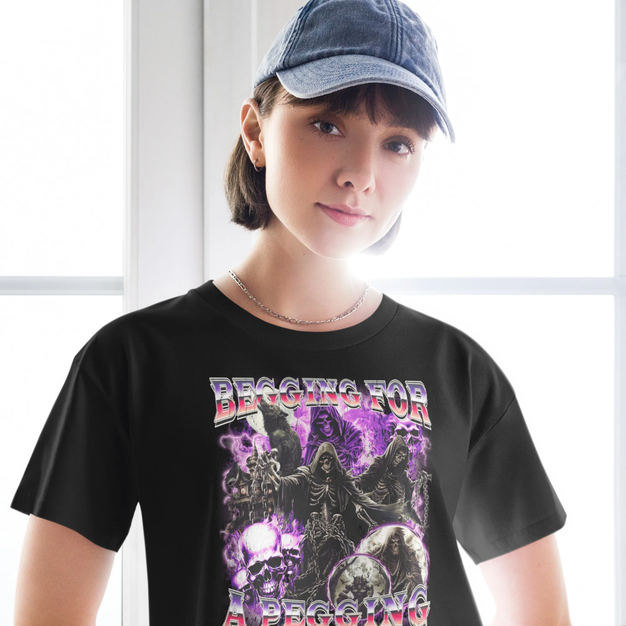 Begging for a Pegging Women’s crop top - Image 6