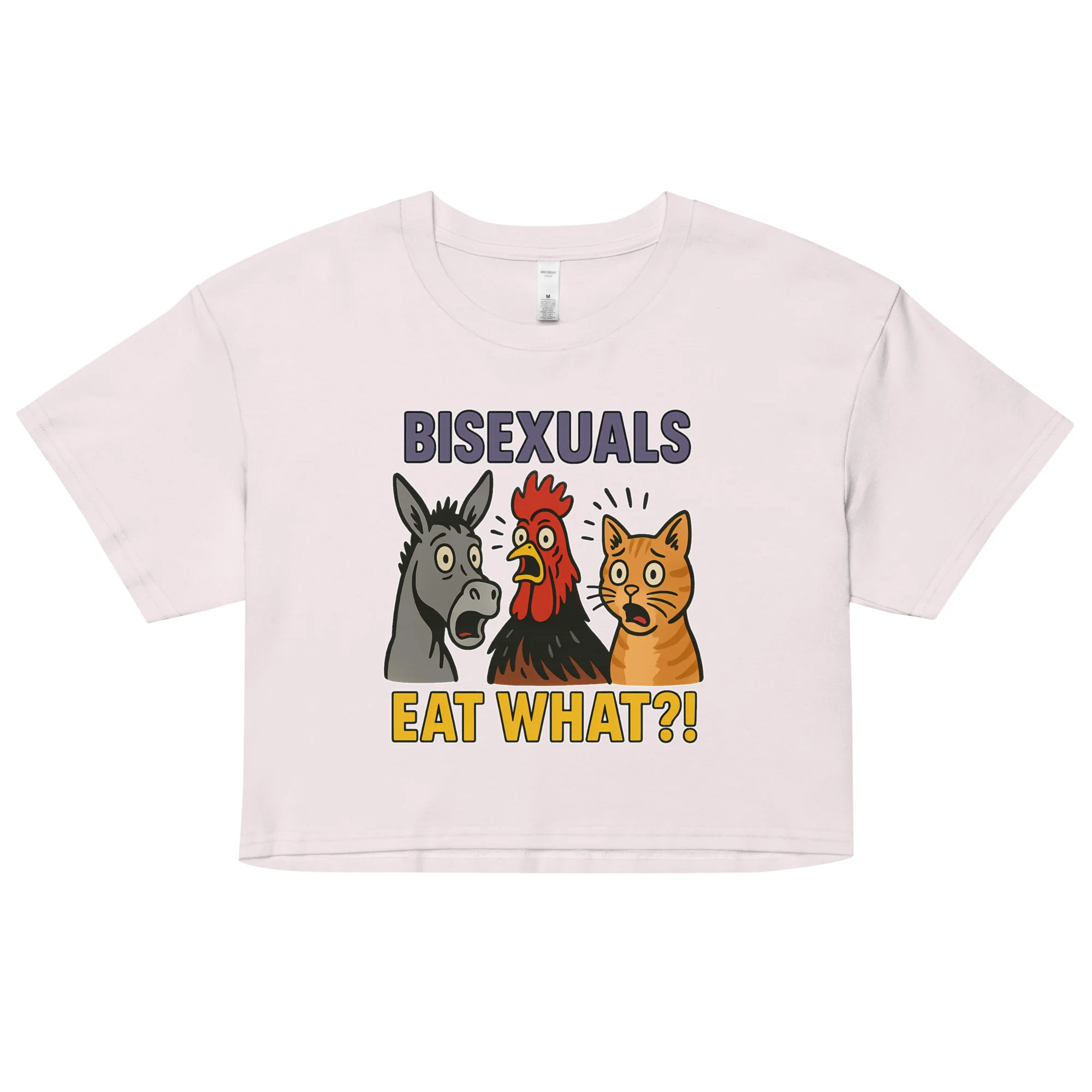 Bisexuals Eat What Women’s crop top - Image 4