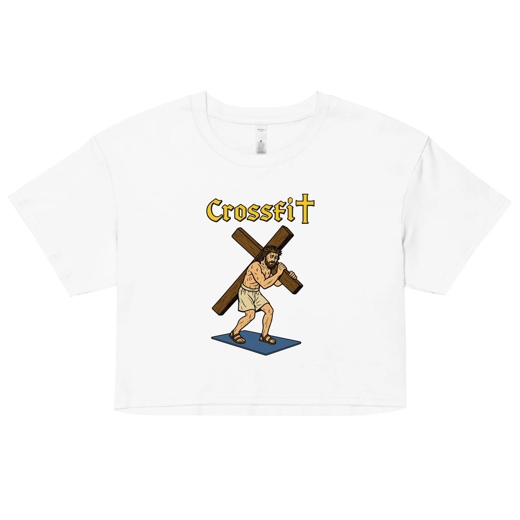 Crossfit Jesus Women’s crop top - Image 5