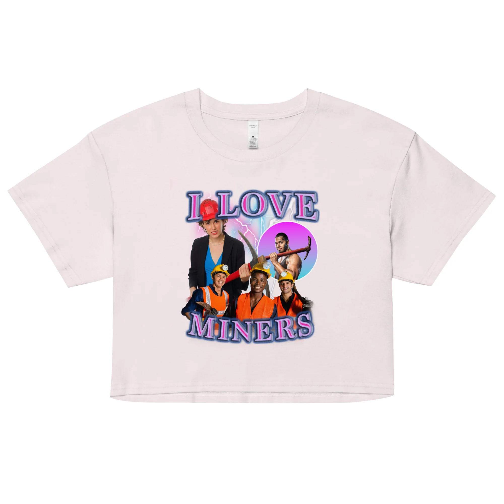 I Love Miners Women’s crop top - Image 4