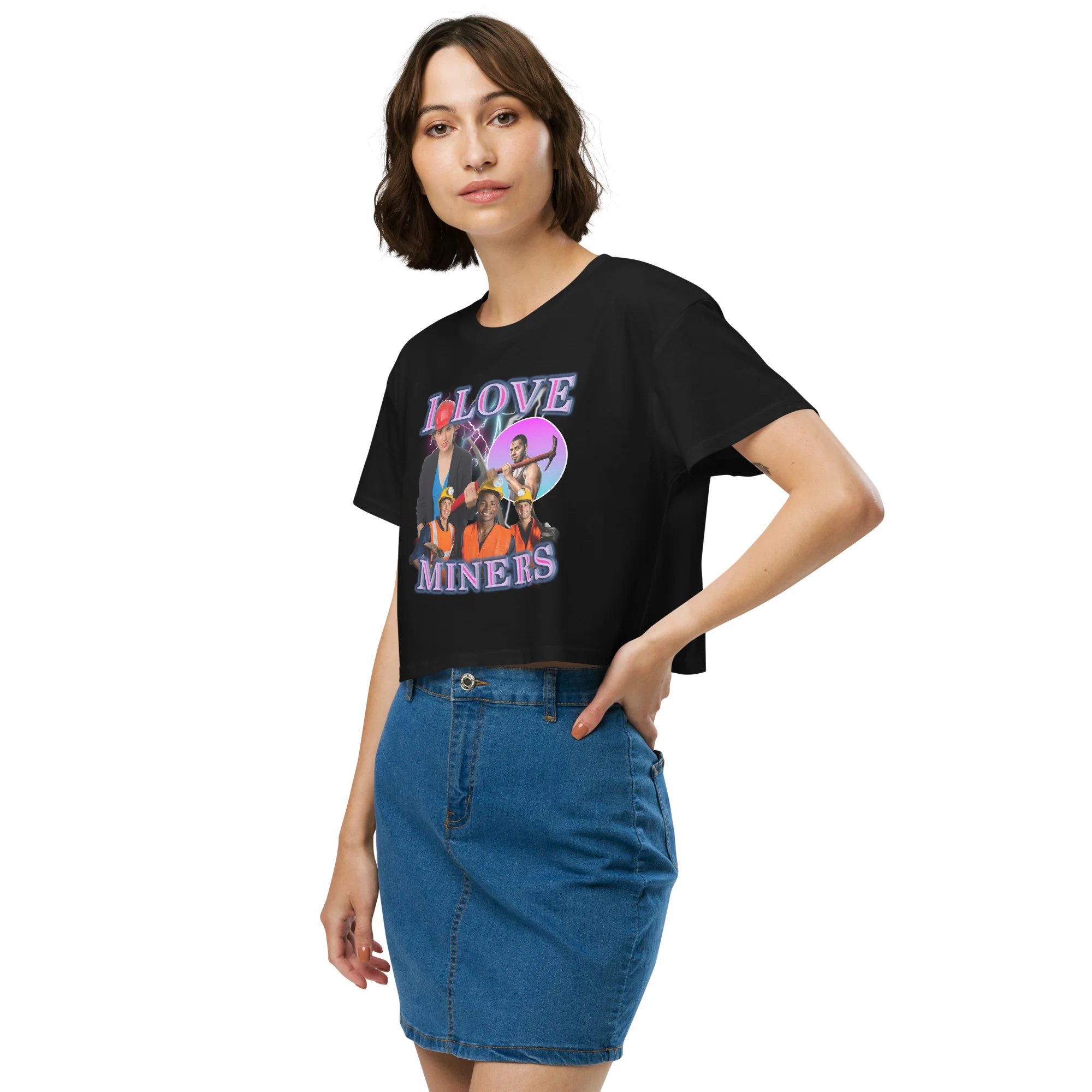 I Love Miners Women’s crop top - Image 6
