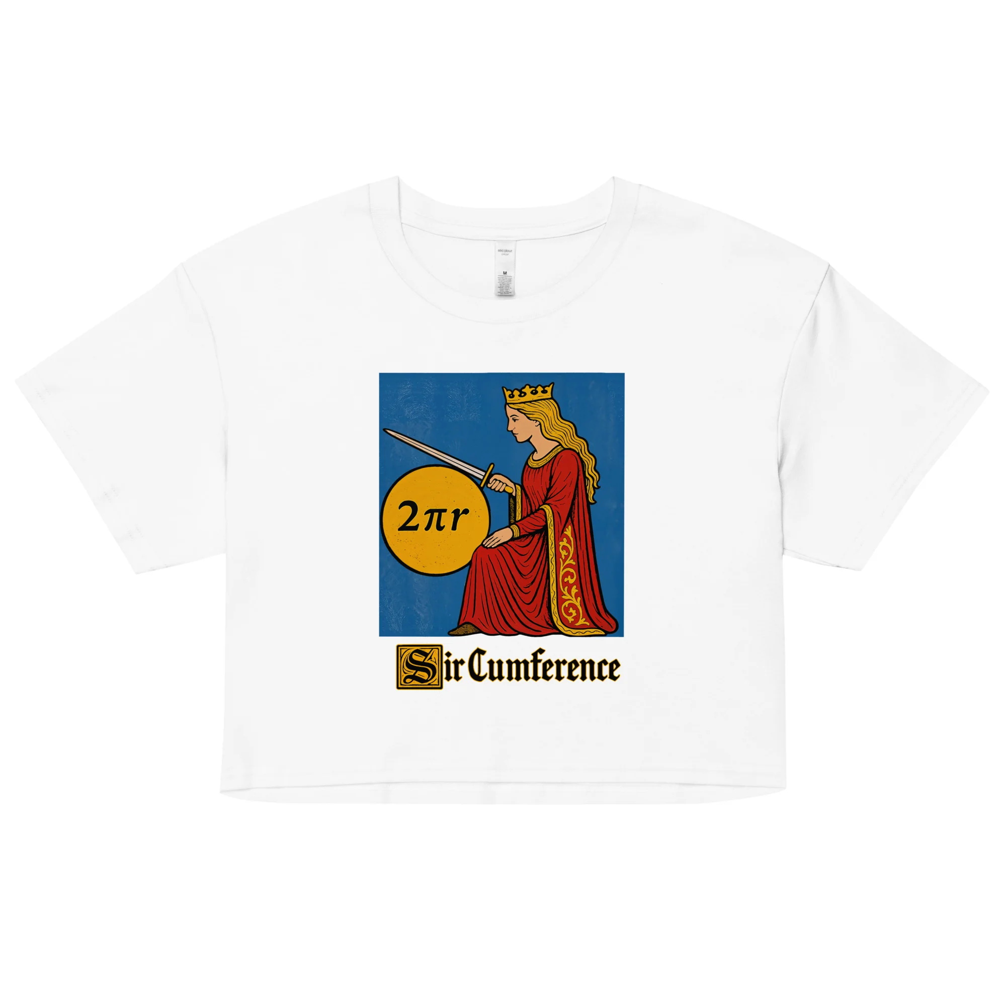 Sir Cumference value Women’s crop top - Image 5
