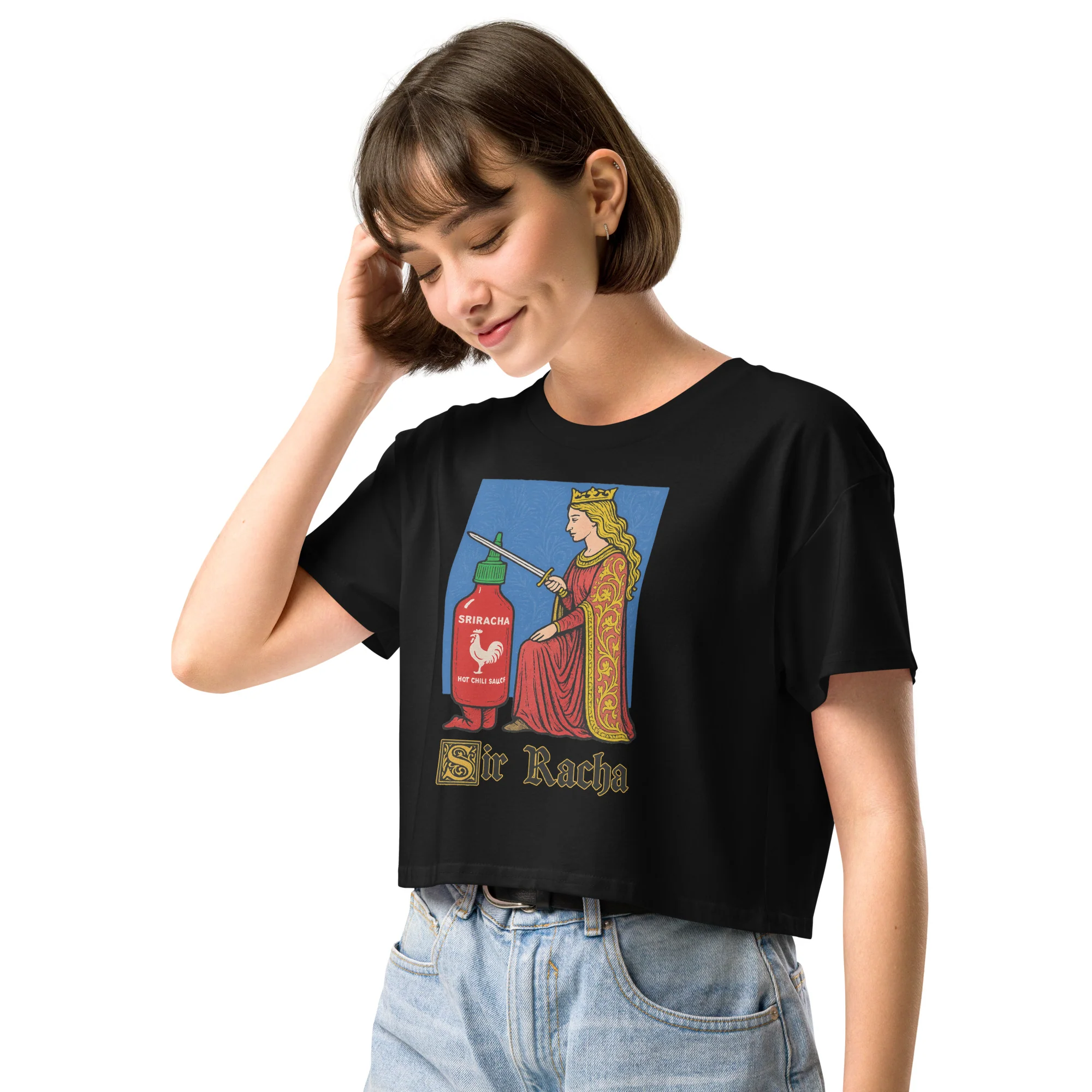 Sir Racha Women’s crop top - Image 6